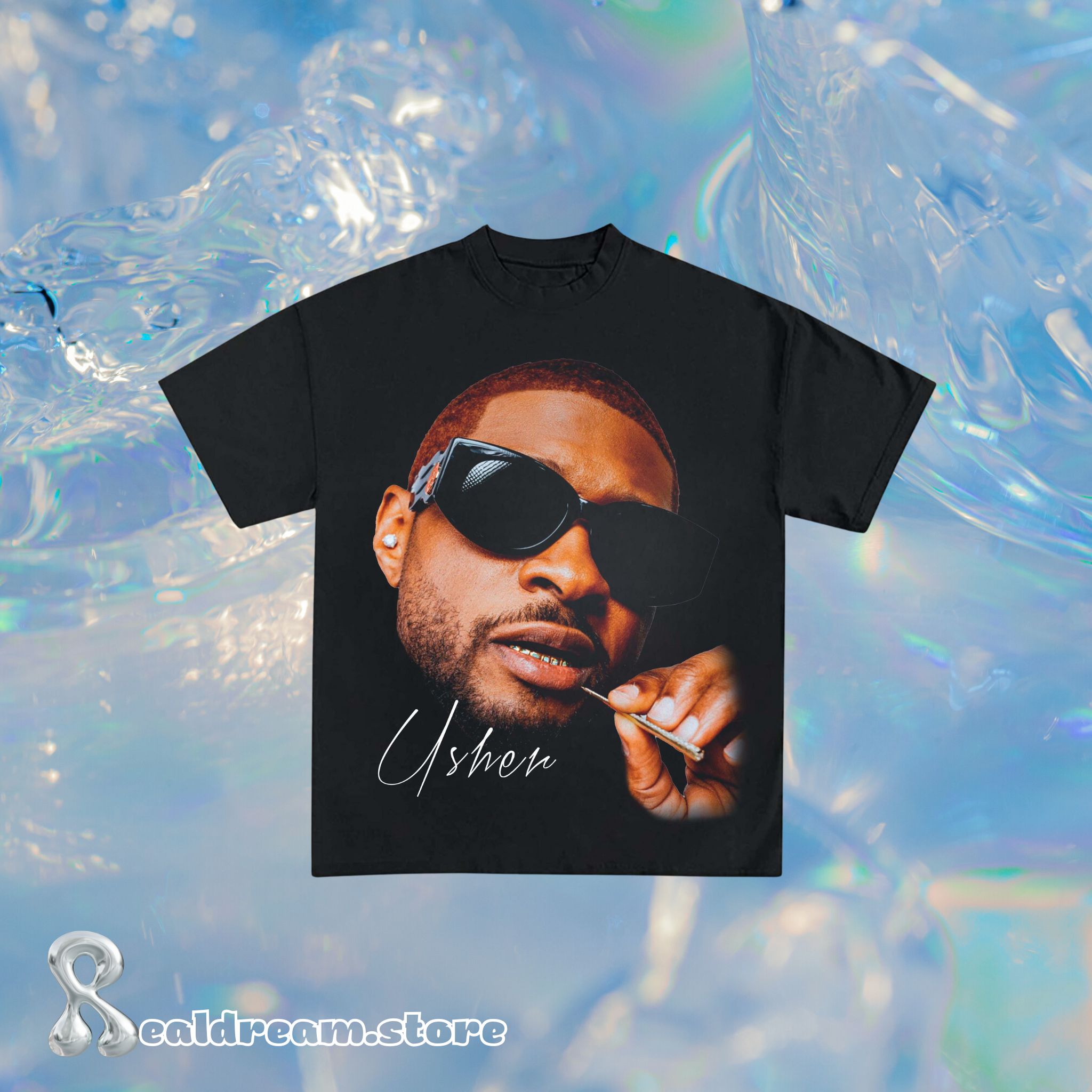 Usher Face Tee Usher Concert Shirt Past Present Future Tour